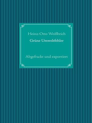 cover image of Grüne Umweltfehler